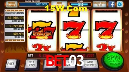 Recursos de Bônus Bet03